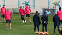 FC Barcelona training session: Last session before the Barcelona derby