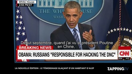 Cyberattaques : Barack Obama accuse Vladimir Poutine et le menace