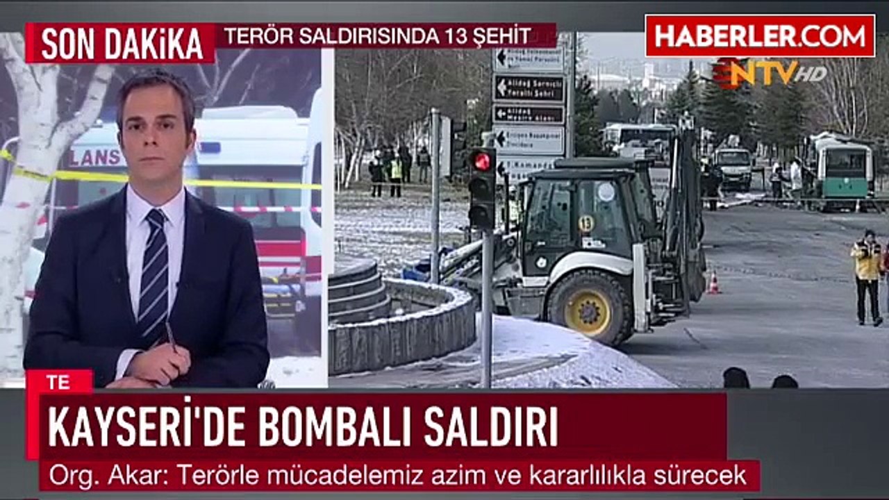 Kayseri Saldırısı Sonrası Akar'dan İlk Açıklama- Mücadelemiz Kararlılıkla Sürecek