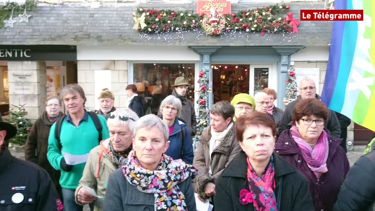 Guerre à Alep. Près de 200 Quimpérois rassemblés ce matin