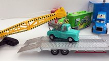 Disney Pixar Mack Trucks and Disney Cars Lightning Mcqueen Gets Toed By Toe Truck Toys