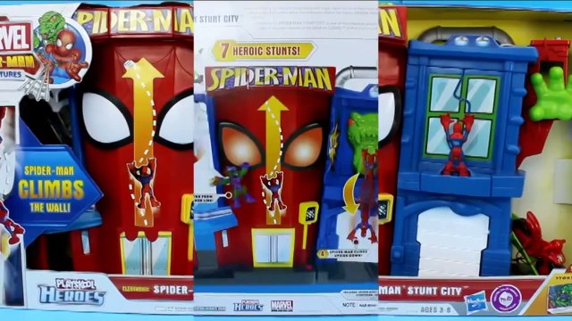 Playskool Heroes Electronic Spider Man Stunt City Marvel Superhero Just4fun290