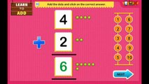 Kids have to count,add the given objects and select the correct answer, add numbers between 1 and 10