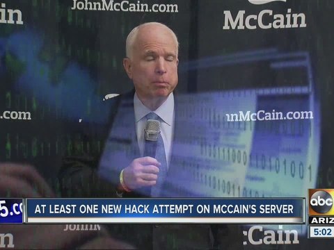 Attempt made to hack Senator John McCain's campaign server