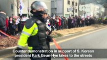 South Korea: Park supporters rally in Seoul