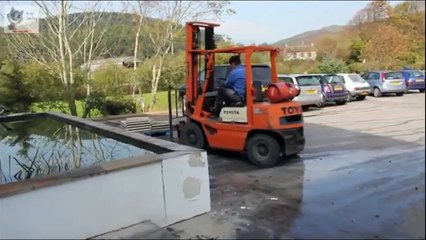 forklift fail complition! funny