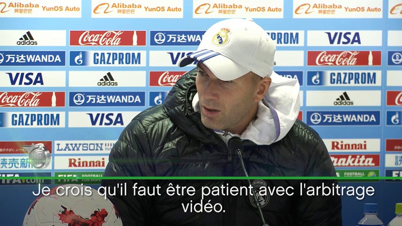 CdM Clubs - Zidane : "Il faut être patient avec l'arbitrage vidéo"