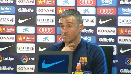 Luis Enrique: "En un derbi hay que saber controlar las emociones"