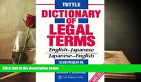 PDF [FREE] DOWNLOAD  Tuttle Dictionary of Legal Terms English Japanese and Japanese English
