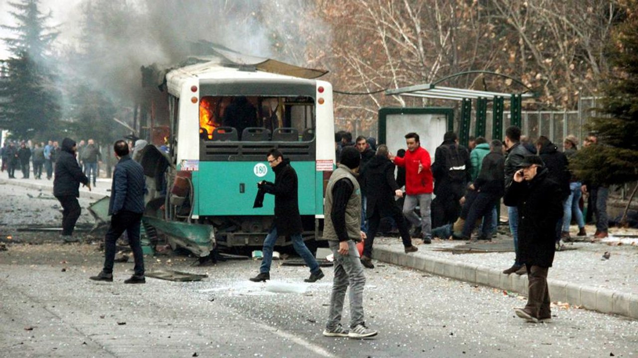 Türkische Regierung sieht Kurden hinter Anschlag von Kayseri