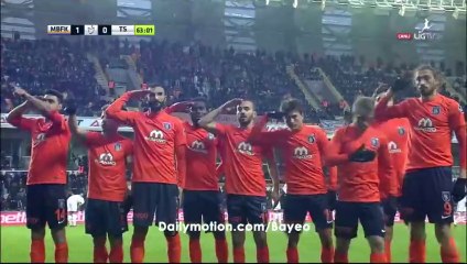Goal Edin Visca - Basaksehir 1-0 Trabzonspor - 17.12.2016