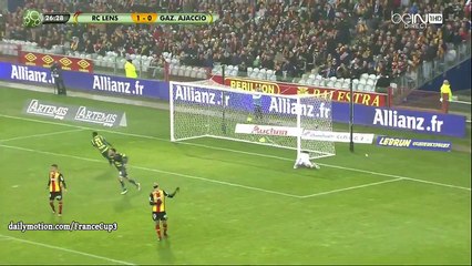 Yoann Court Goal HD - Lens 1-1 GFC Ajaccio - 17.12.2016