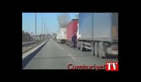 Kapıkule'de 14 kilometre TIR kuyruğu