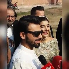 Media Asked Silly Question from Urwa Hocane and Farhan Saeed