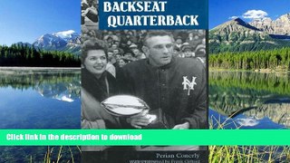 Pre Order Backseat Quarterback Kindle eBooks
