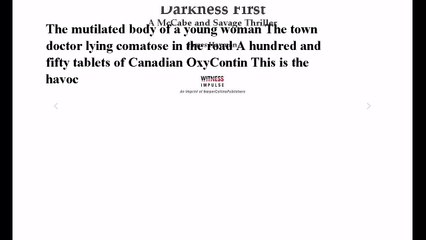 Download Darkness First (McCabe and Savage Series #3) ebook PDF