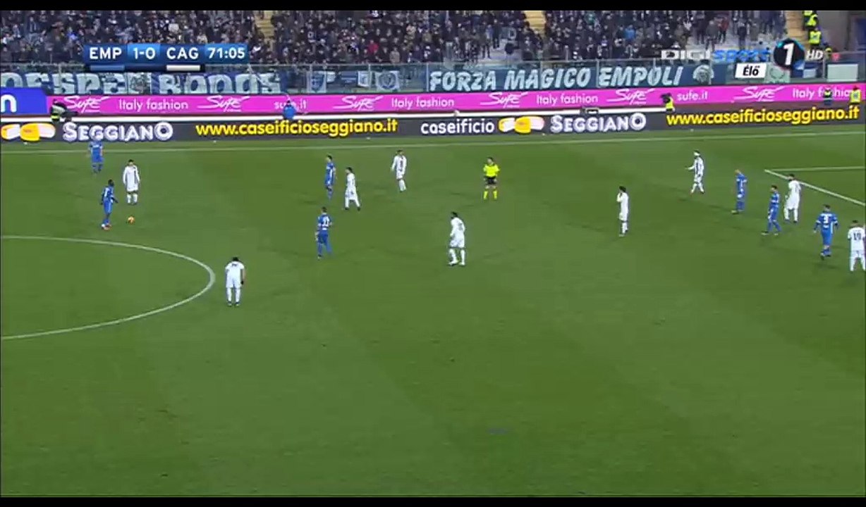Levan Mchedlidze Goal HD - Empoli 2-0 Cagliari . 17.12.2016