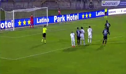 Richmond Boakye penalty Goal - Latina 1-1 Brescia Calcio - (17/12/2016) / SERIE B
