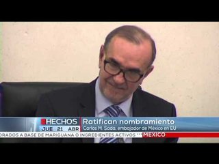 Nuevo embajador de México en Estados Unidos: Carlos M. Sada
