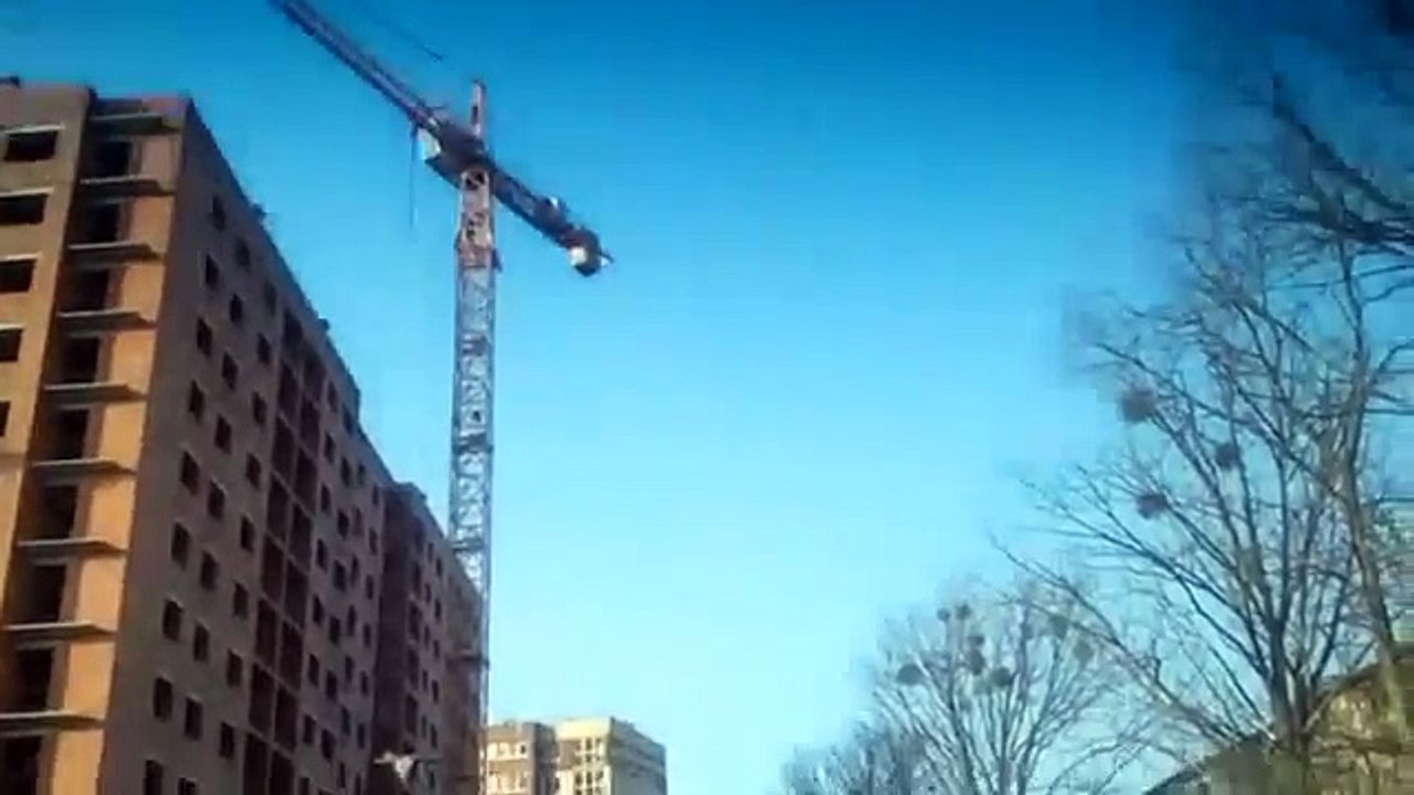 A Guy Fall From Crane While Making Video For Youtube Channel