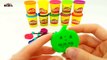 Learn Color number Play Doh pumpkin with grape Toy Molds Fun Creative for Kids