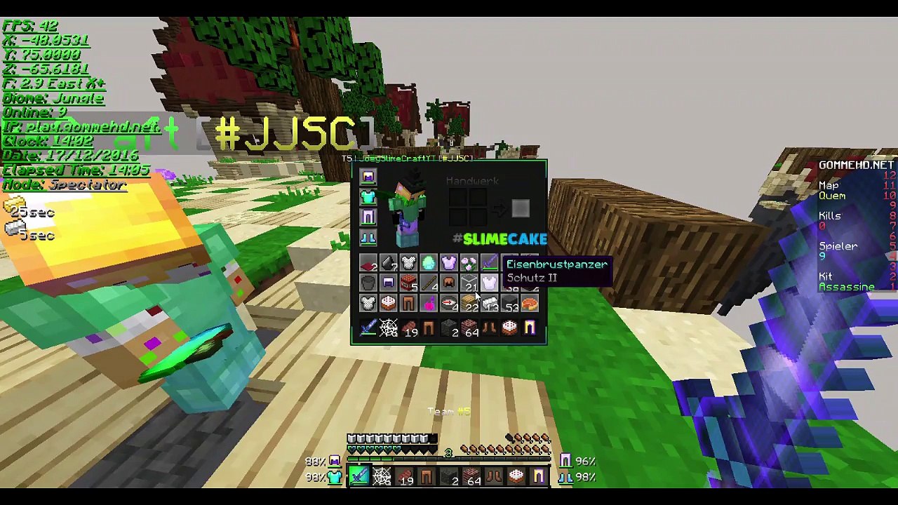 SO EZ und Meine Settings+ NEUES SCHNEIDEPROGRAMM mit JosseCakeCraft | Minecraft Skywars sry das an anfang unsynchron ist