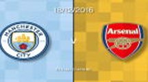 Manchester City v Arsenal in words and numbers