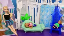 Elsas Frozen Kids Go To Barbie Eye Doctor For Glasses Part 1 DisneyCarToys Barbie Doctor Parody