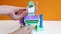 Play Doh Disney Princess Ariel Royal Vanity From The Little Mermaid Design Dress with Playdough