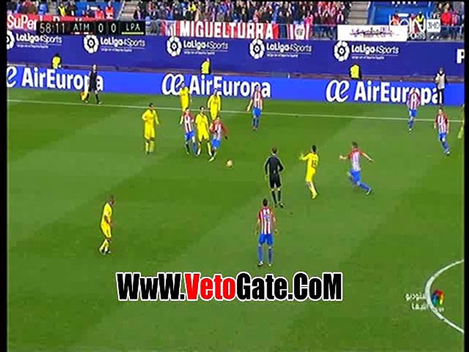 "اتلتيكو مدريد" يفوز بهدف فى شباك لاس بالماس