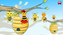 Finger Family Bees Cartoon Family | Nursery Rhymes for Children | Daddy Finger Animation Songs