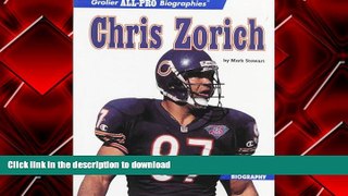 Hardcover Chris Zorich (Grolier All-Pro Biographies) Full Download