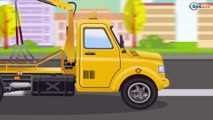 The Police Car - Car Accident. The Tow Truck hurry to the rescue! Car Cartoon for kids Episode 70