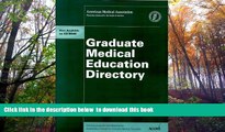 PDF [DOWNLOAD] Graduate Medical Education Directory 2000-2001 BOOK ONLINE