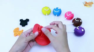 เล่นแป้งโดว์ | เรียนรู้เรื่องสี Play doh lollipop Learn Colours with Play Doh Lollipops