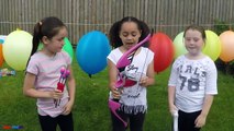 Nerf War Toy Challenge Kinder Surprise Eggs Charm U Blind Bags Bunch O Balloons Battle