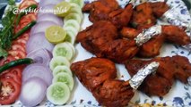Chicken Tandoori without Oven-Microwave - English Subtitles-No Oven easy to make tandoori recipe