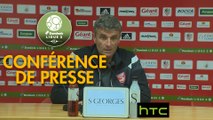 Conférence de presse AC Ajaccio - Nîmes Olympique (1-2) : Olivier PANTALONI (ACA) - Bernard BLAQUART (NIMES) - 2016/2017