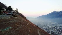 Dji Mavic pro vol au-dessus de Martigny