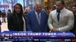 WATCH  NFL Legends Jim Brown and Ray Lewis Meet Donald Trump, Speak w  Press at Trump Tower - FNN