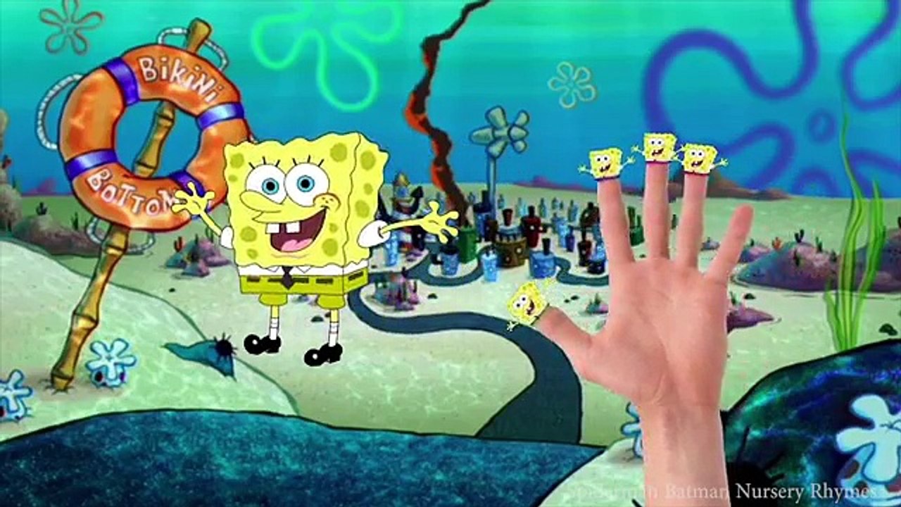 SpongeBob SquarePants Finger Family Song Nursery Rhymes - SpongeBob Songs for Kids