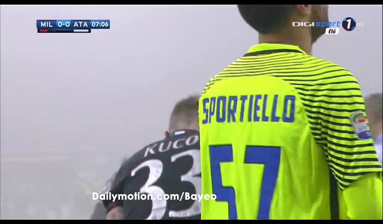 Highlights HD - AC Milan 0-0 Atalanta - 17.12.2016