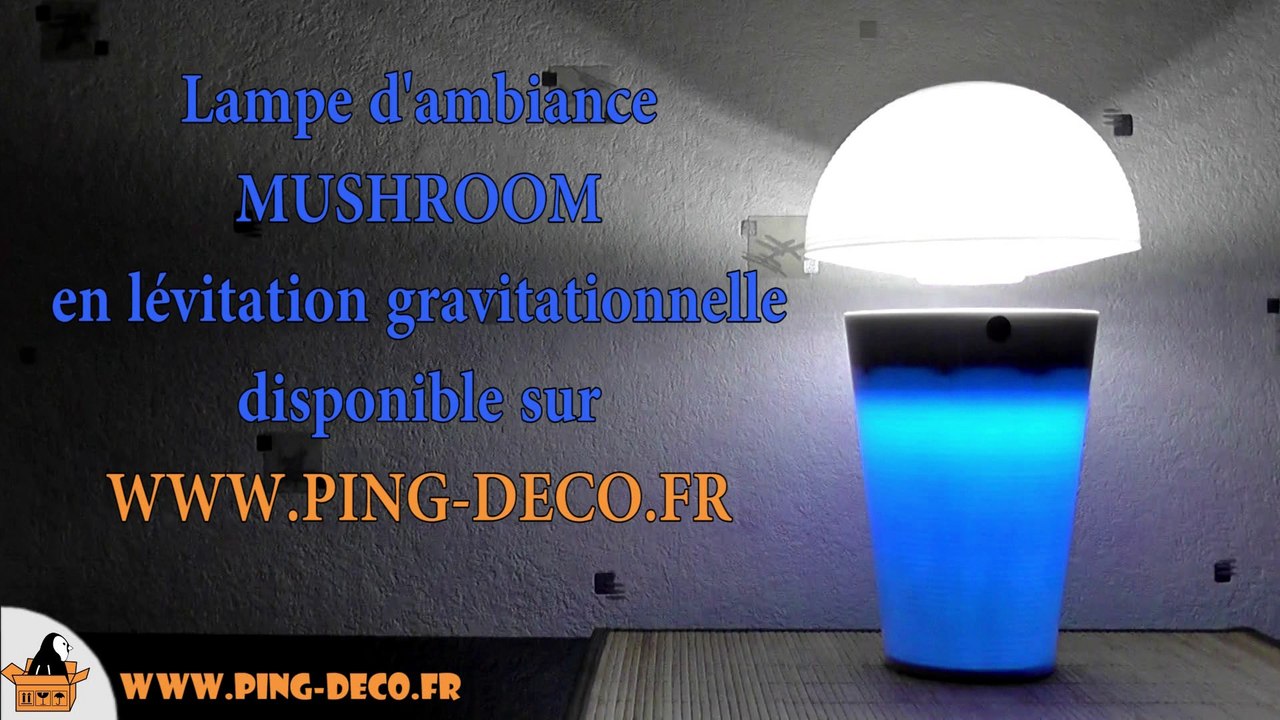 Lampe en lévitation ALTHURIA MUSHROOM (WWW.PING-DECO.FR)