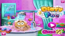 Dirty Pou - Pou Bathing Game - Bathing game for Kids