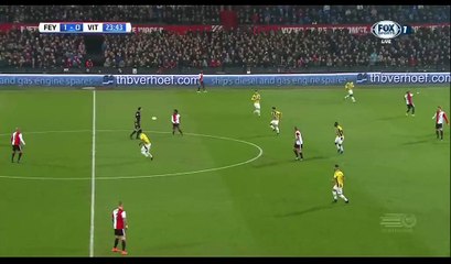 Adnane Tighadouini Goal HD - Feyenoord 1-1 Vitesse - 17.12.2016