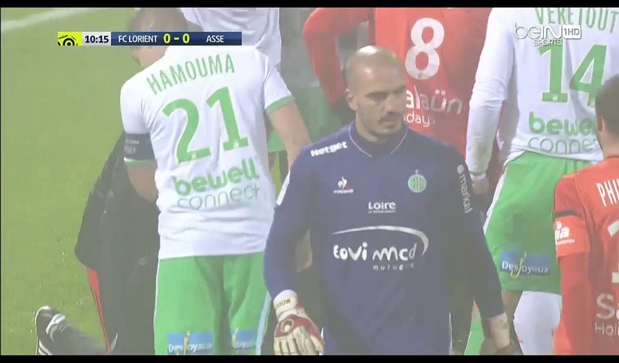 Jessy Moulin RED CARD HD - Lorient 0-0 St Etienne - 17.12.2016