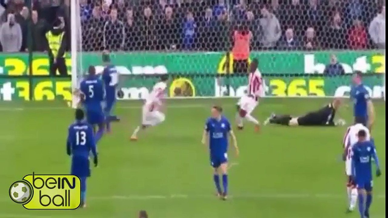 اهداف مباراة ليستر سيتي وستوك سيتي 2-2 [2016-12-17] الدوري الانجليزي [ حفيظ دراجي ] HD