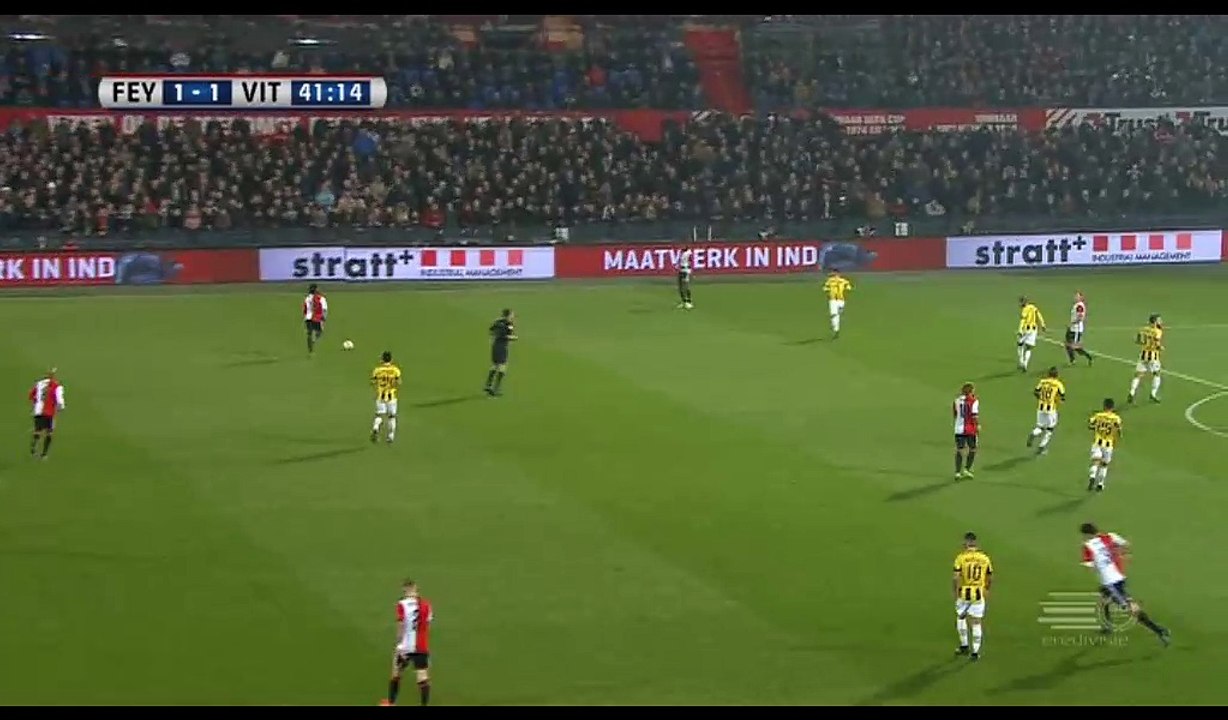 Steven Berghuis Goal HD - Feyenoord 2-1 Vitesse - 17.12.2016