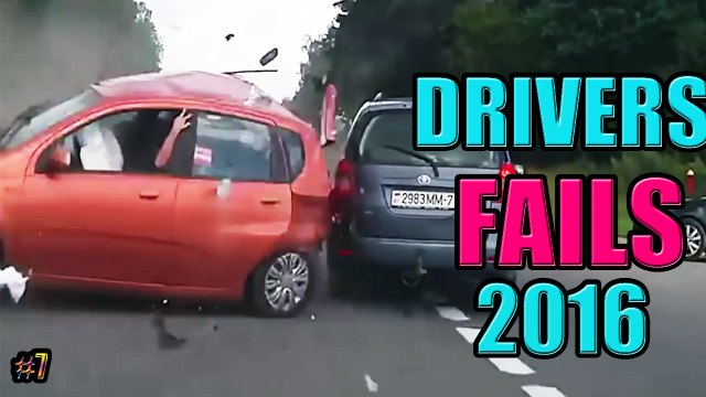 Ultimate Retarded Drivers Fails 2016 caught on dashcam. December Crazy Fails