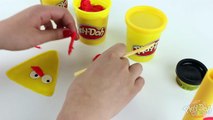 ♥ Angry Birds Chuck Yellow Bird Play-Doh Playdough How to make Chuck Angry Bird